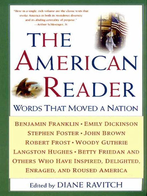 Title details for The American Reader by Diane Ravitch - Wait list